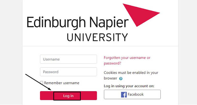 napier moodle login