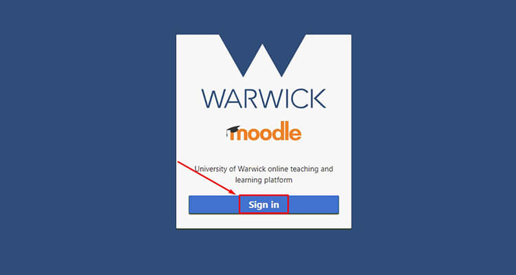 warwick moodle login